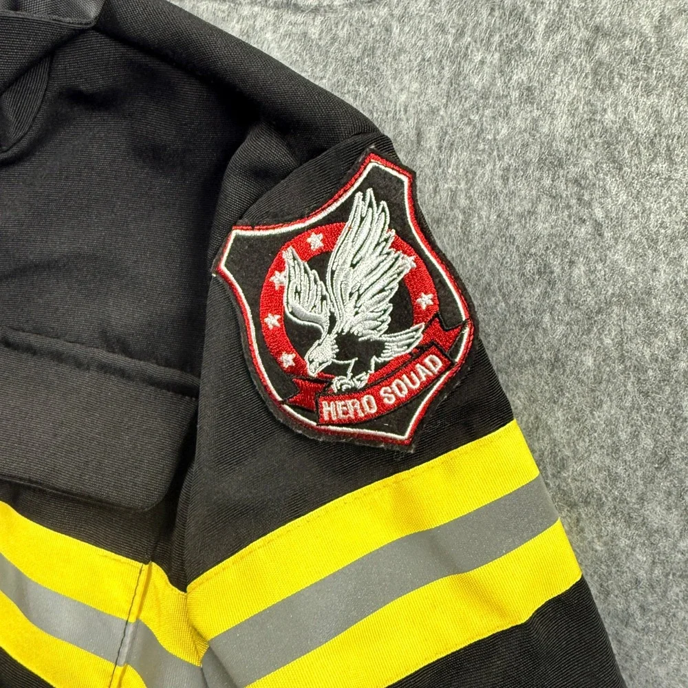 Disguise Kid's Halloween/Dress-Up Firefighter Costume Jacket Only M (8-10) - Picture 11 of 14